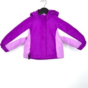 The Children’s Place Purple Pink Hooded Winter Jacket Baby Toddler Size 18-24M